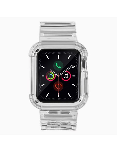 Juostos šviesos rinkinys Silikoninės juostos apyrankės apyrankės dėklas laikrodžiui 6 40 mm / laikrodis 5 40 mm / laikro...