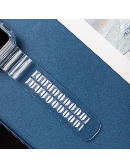 Juostos šviesos rinkinys Silikoninės juostos apyrankės apyrankės dėklas laikrodžiui 6 40 mm / laikrodis 5 40 mm / laikro...