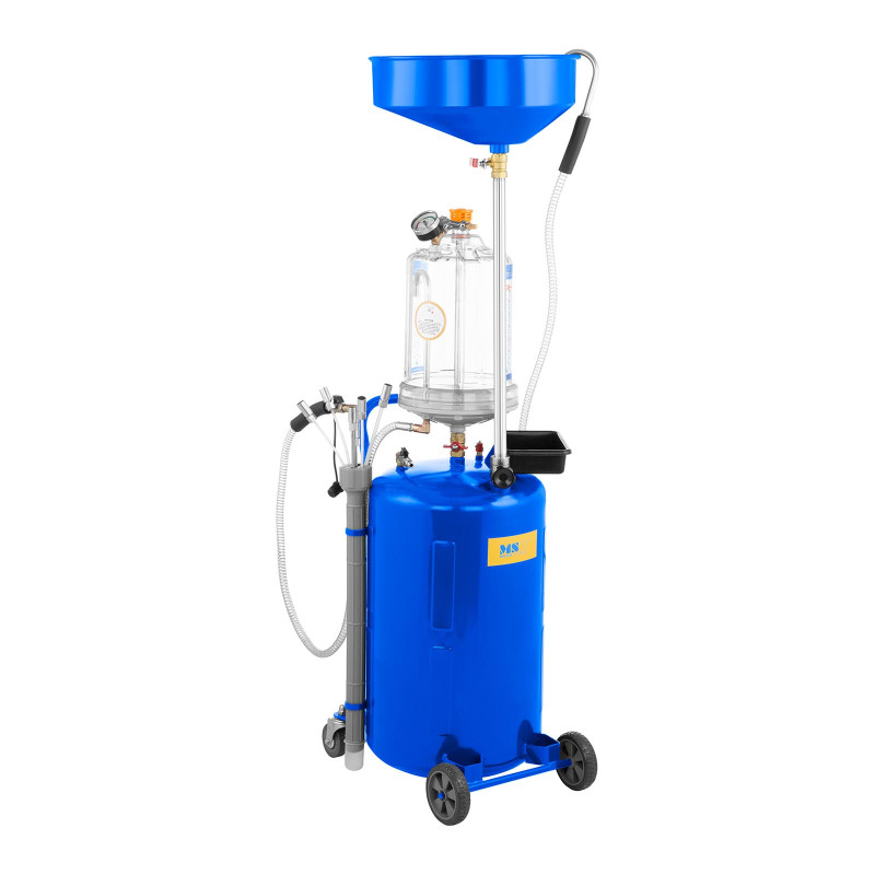 Variklio alyvos nuleidimo ant ratų 9 bar 75 L MSW-OBG80D