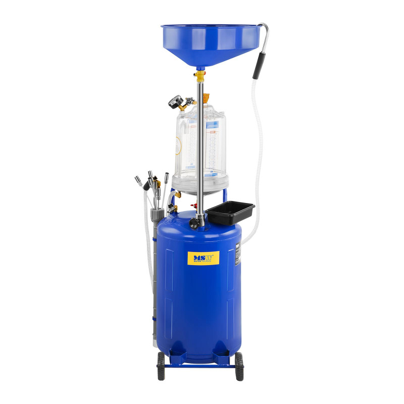Variklio alyvos nuleidimo ant ratų 9 bar 75 L MSW-OBG80D