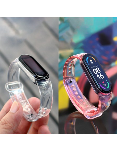 Pakaitinė silikoninė apyrankės apyrankė apyrankė skirta Xiaomi Mi Band 6/ 5 Blue Pakaitinė silikoninė apyrankės apyrankė apyrankė skirta Xiaomi Mi Band 6/ 5 Blue