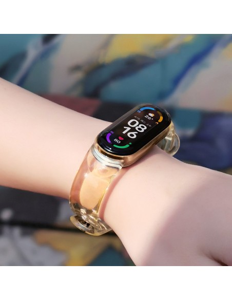 Pakaitinė silikoninė apyrankės apyrankė apyrankė skirta Xiaomi Mi Band 6/ 5 Blue Pakaitinė silikoninė apyrankės apyrankė apyrankė skirta Xiaomi Mi Band 6/ 5 Blue