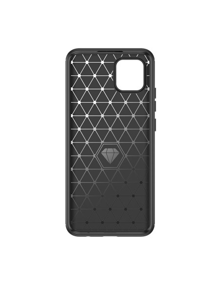 Carbon Case lankstus dangtelis Samsung A03S EU (166.5) juodas Carbon Case lankstus dangtelis Samsung A03S EU (166.5) juodas