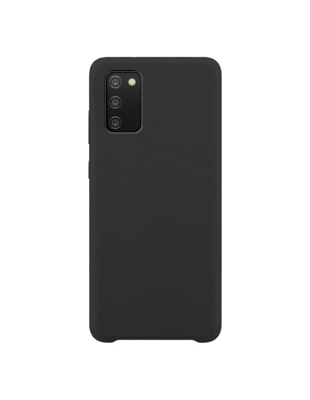 Silicone Case lankstus silikoninis dėklo dangtelis, skirtas Samsung Galaxy A03s juodas