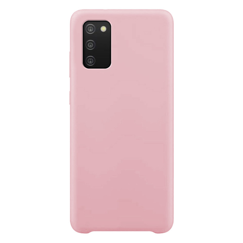 Silicone Case lankstus silikoninis dėklo dangtelis, skirtas Samsung Galaxy A03s rožinės spalvos Silicone Case lankstus silikoninis dėklo dangtelis, skirtas Samsung Galaxy A03s rožinės spalvos