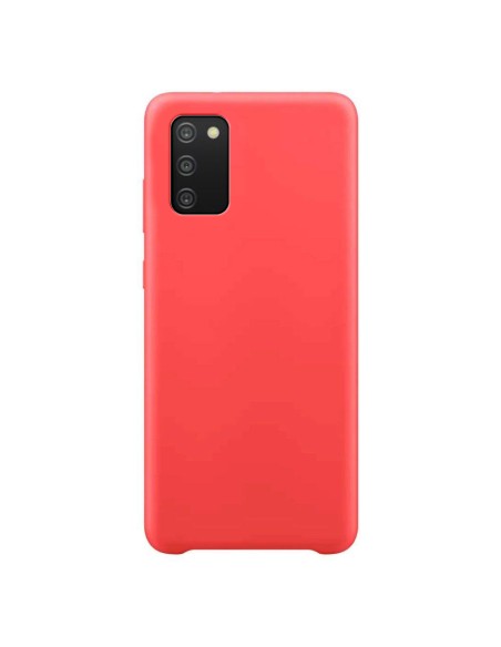 Silicone Case lankstus silikoninis dėklo dangtelis, skirtas Samsung Galaxy A03s raudonas