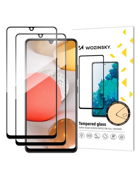 Wozinsky rinkinys iš 2x itin patvaraus grūdinto stiklo, klijuojamo viso ekrano apsauginės plėvelės su rėmeliu, patogiu d... Wozinsky rinkinys iš 2x itin patvaraus grūdinto stiklo, klijuojamo viso ekrano apsauginės plėvelės su rėmeliu, patogiu d...