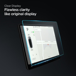 Spigen Glas.tR EZ Fit grūdintas stiklas, skirtas Tesla modeliui Y/ 3