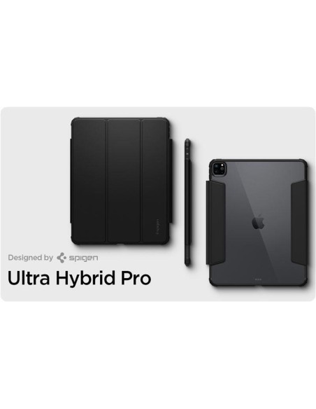 Spigen Ultra Hybrid Pro dėklas, skirtas iPad Pro 11& 39 & 39 2020 / 2021 / 2022 - juodas Spigen Ultra Hybrid Pro dėklas, skirtas iPad Pro 11& 39 & 39 2020 / 2021 / 2022 - juodas