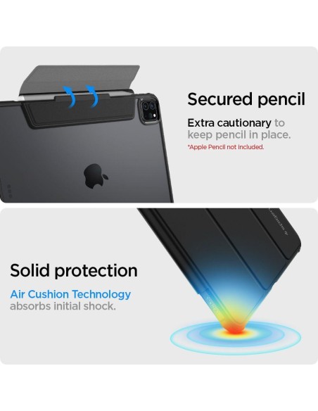 Spigen Ultra Hybrid Pro dėklas, skirtas iPad Pro 11& 39 & 39 2020 / 2021 / 2022 - juodas Spigen Ultra Hybrid Pro dėklas, skirtas iPad Pro 11& 39 & 39 2020 / 2021 / 2022 - juodas