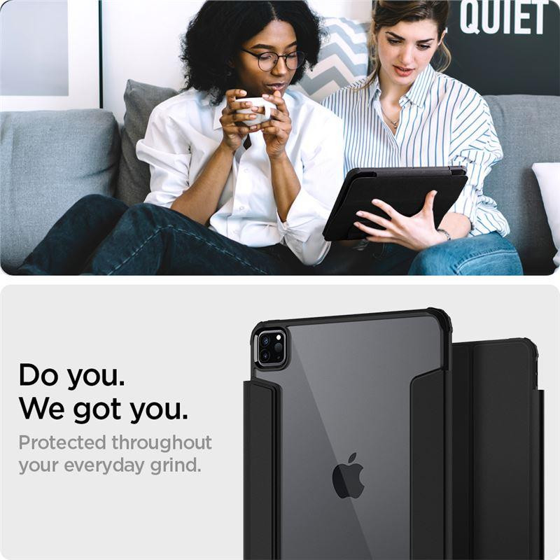 Spigen Ultra Hybrid Pro dėklas, skirtas iPad Pro 11& 39 & 39 2020 / 2021 / 2022 - juodas