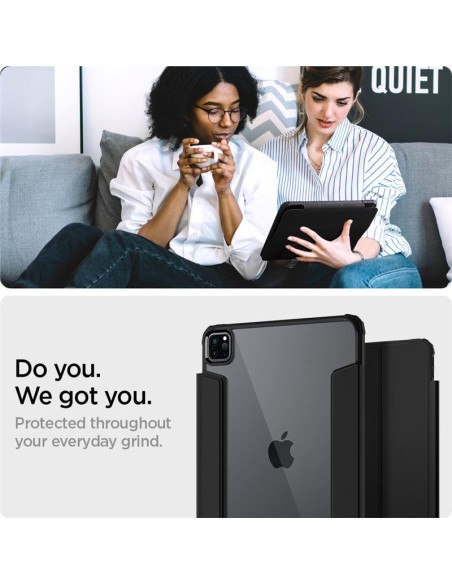Spigen Ultra Hybrid Pro dėklas, skirtas iPad Pro 11& 39 & 39 2020 / 2021 / 2022 - juodas Spigen Ultra Hybrid Pro dėklas, skirtas iPad Pro 11& 39 & 39 2020 / 2021 / 2022 - juodas