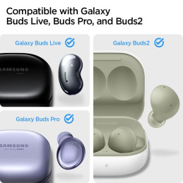 Spigen Urban Fit dėklas, skirtas Samsung Galaxy Buds 2 Pro / 2 / Live / Pro - juodas