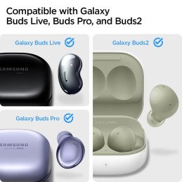 Spigen Urban Fit dėklas, skirtas Samsung Galaxy Buds 2 Pro / 2 / Live / Pro – rožinis auksas
