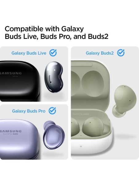 Spigen Urban Fit dėklas, skirtas Samsung Galaxy Buds 2 Pro / 2 / Live / Pro – rožinis auksas Spigen Urban Fit dėklas, skirtas Samsung Galaxy Buds 2 Pro / 2 / Live / Pro – rožinis auksas