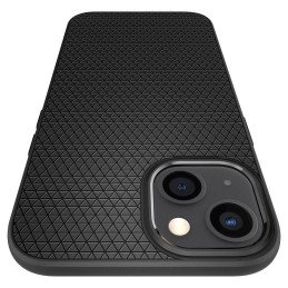 Spigen Liquid Air dėklas iPhone 13 mini - matinė juoda