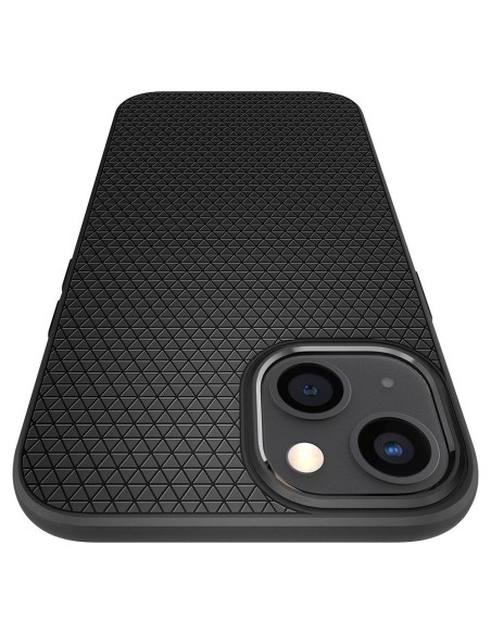 Spigen Liquid Air dėklas iPhone 13 mini - matinė juoda Spigen Liquid Air dėklas iPhone 13 mini - matinė juoda