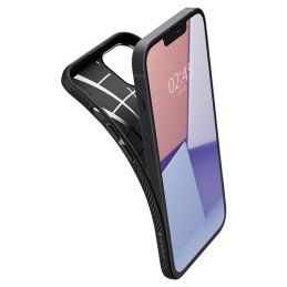 Spigen Liquid Air dėklas iPhone 13 mini - matinė juoda