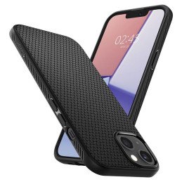 Spigen Liquid Air dėklas iPhone 13 mini - matinė juoda