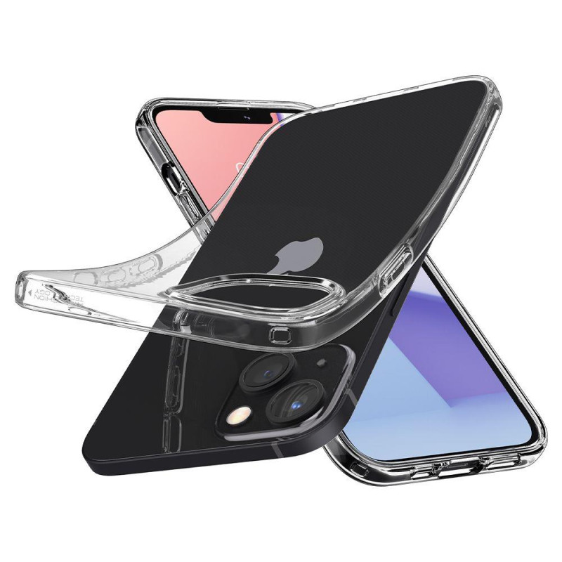 Spigen Liquid Crystal dėklas iPhone 13 mini - skaidrus