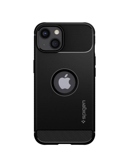 Spigen Rugged Armor dėklas iPhone 13 - matinė juoda Spigen Rugged Armor dėklas iPhone 13 - matinė juoda