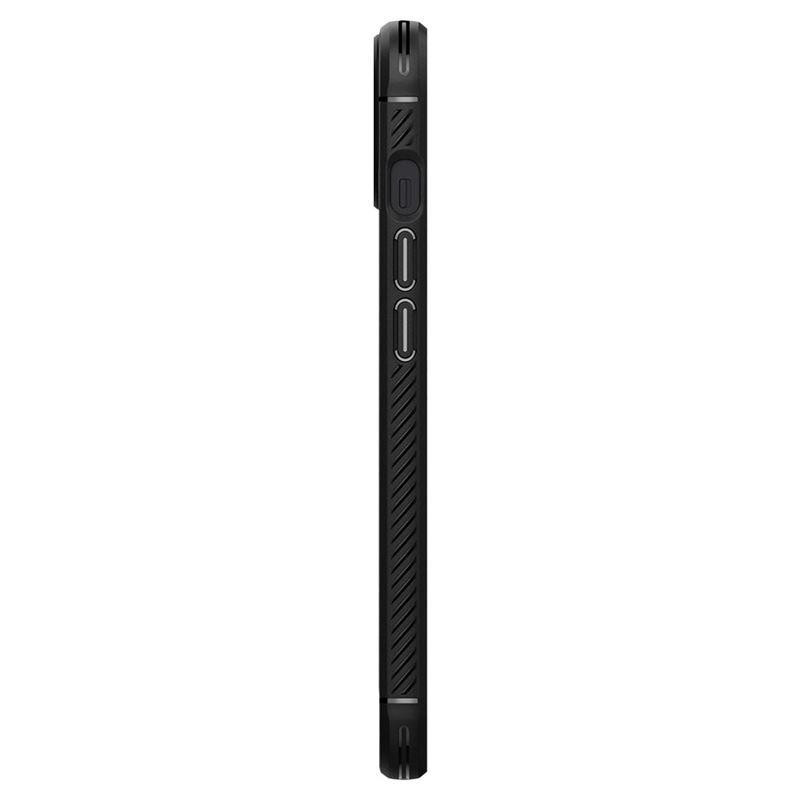 Spigen Rugged Armor dėklas iPhone 13 mini - matinė juoda