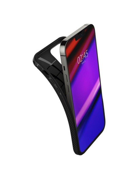 Spigen Rugged Armor dėklas, skirtas iPhone 13 Pro Max - matinė juoda