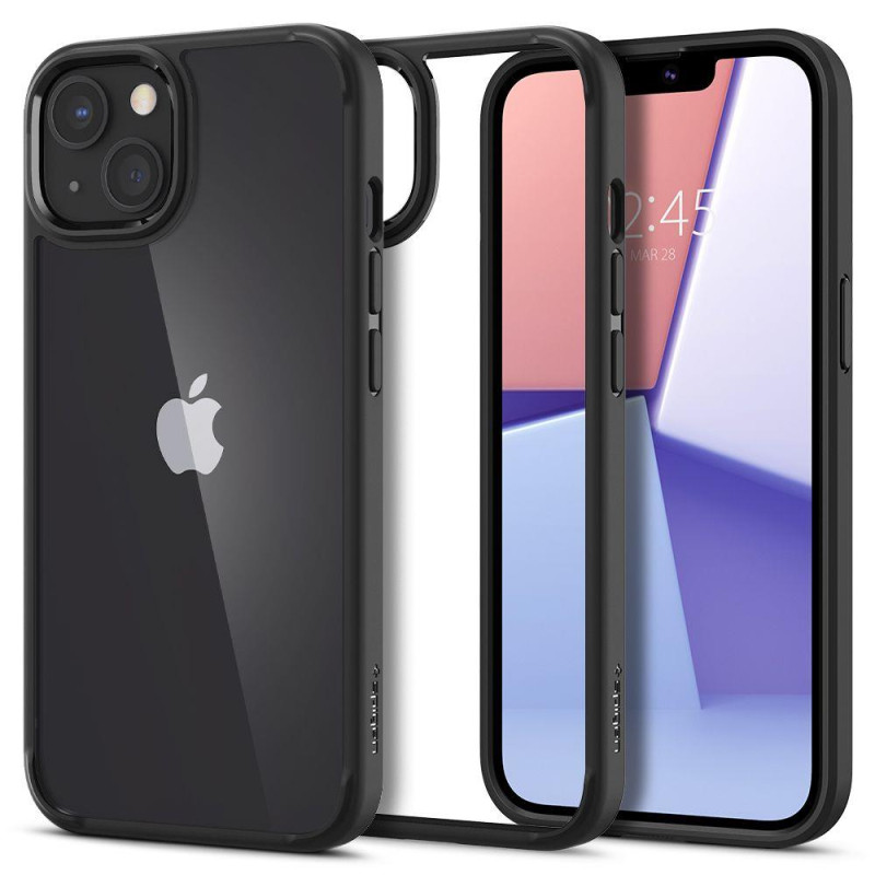 Spigen Ultra Hybrid dėklas iPhone 13 - matinė juoda