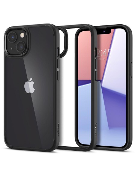 Spigen Ultra Hybrid dėklas iPhone 13 - matinė juoda Spigen Ultra Hybrid dėklas iPhone 13 - matinė juoda