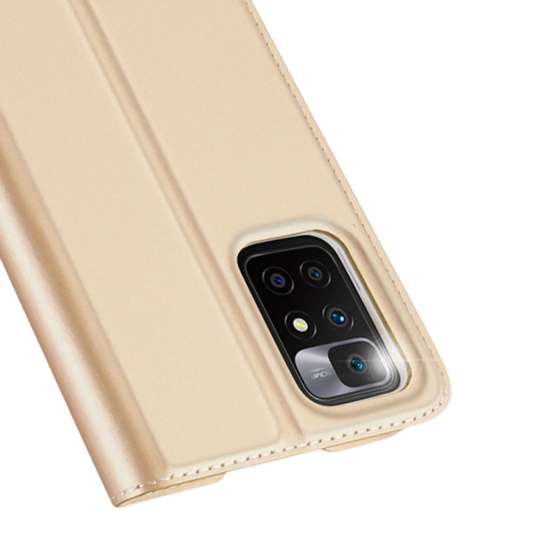 Dux Ducis Skin Pro dėklo dėklo dangtelis su atvartu Xiaomi Redmi 10 aukso