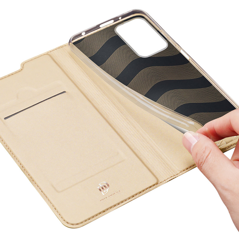 Dux Ducis Skin Pro dėklo dėklo dangtelis su atvartu Xiaomi Redmi 10 aukso