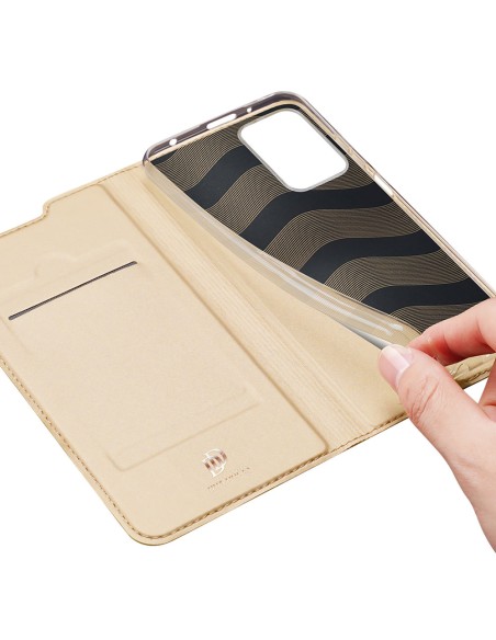 Dux Ducis Skin Pro dėklo dėklo dangtelis su atvartu Xiaomi Redmi 10 aukso Dux Ducis Skin Pro dėklo dėklo dangtelis su atvartu Xiaomi Redmi 10 aukso