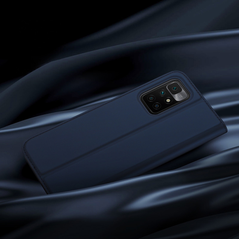 Dux Ducis Skin Pro dėklo dėklo dangtelis su atvartu Xiaomi Redmi 10 aukso
