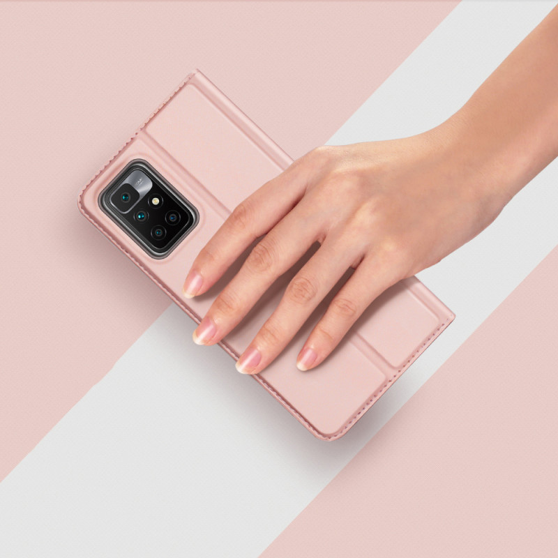 Dux Ducis Skin Pro dėklo dėklo dangtelis su atvartu Xiaomi Redmi 10 aukso