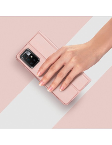 Dux Ducis Skin Pro dėklo dėklo dangtelis su atvartu Xiaomi Redmi 10 aukso Dux Ducis Skin Pro dėklo dėklo dangtelis su atvartu Xiaomi Redmi 10 aukso