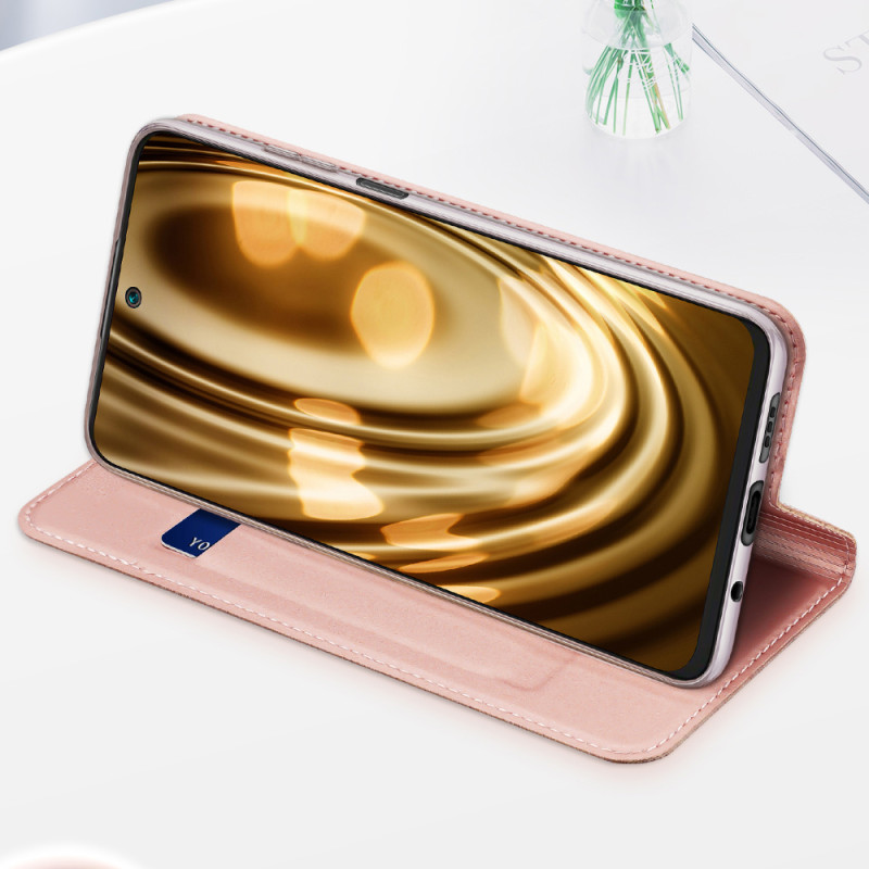 Dux Ducis Skin Pro dėklo dėklo dangtelis su atvartu Xiaomi Redmi 10 aukso