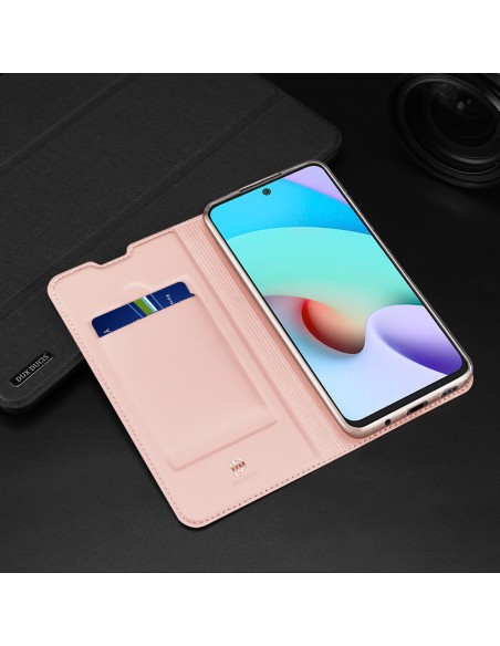 Dux Ducis Skin Pro dėklo dėklo dangtelis su atvartu Xiaomi Redmi 10 aukso Dux Ducis Skin Pro dėklo dėklo dangtelis su atvartu Xiaomi Redmi 10 aukso