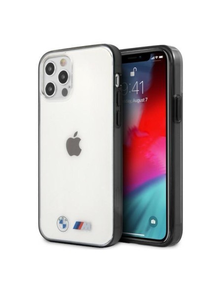 BMW Sandblast dėklas iPhone 12 Pro Max - skaidrus BMW Sandblast dėklas iPhone 12 Pro Max - skaidrus