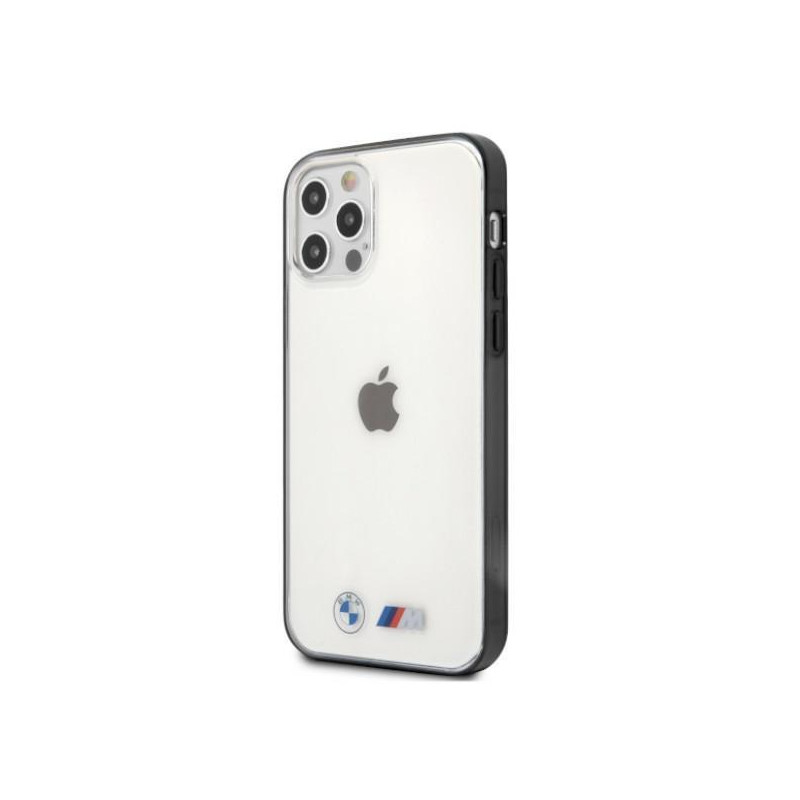 BMW Sandblast dėklas iPhone 12 Pro Max - skaidrus