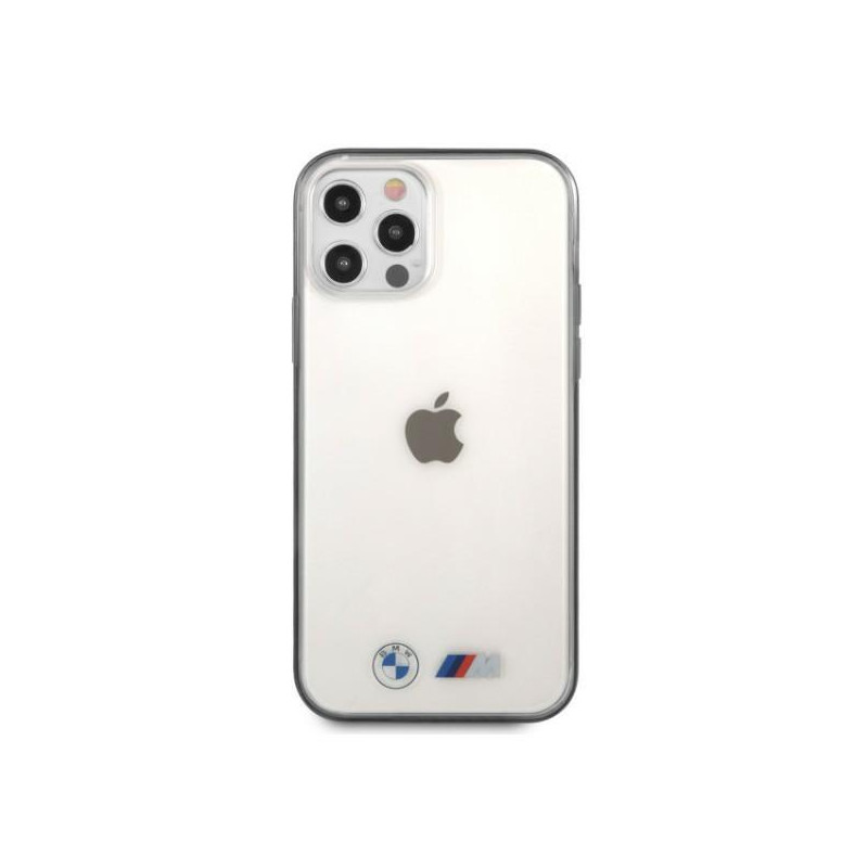 BMW Sandblast dėklas iPhone 12 Pro Max - skaidrus