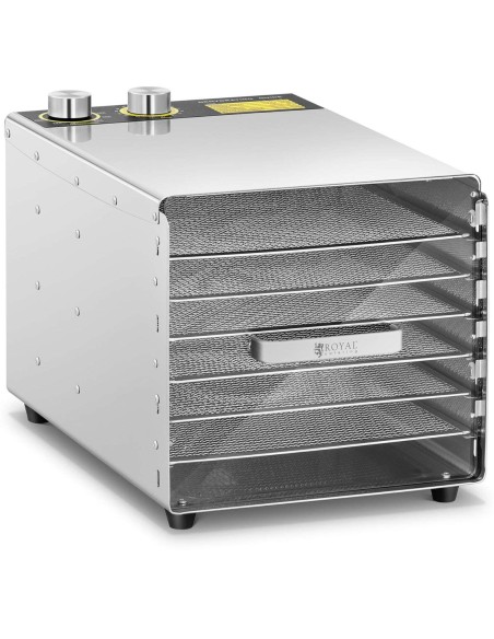 Profesionalus dehidratatorius maistinėms žolelėms vaisiniams grybams 6 grotelės 500 W Profesionalus dehidratatorius maistinėms žolelėms vaisiniams grybams 6 grotelės 500 W