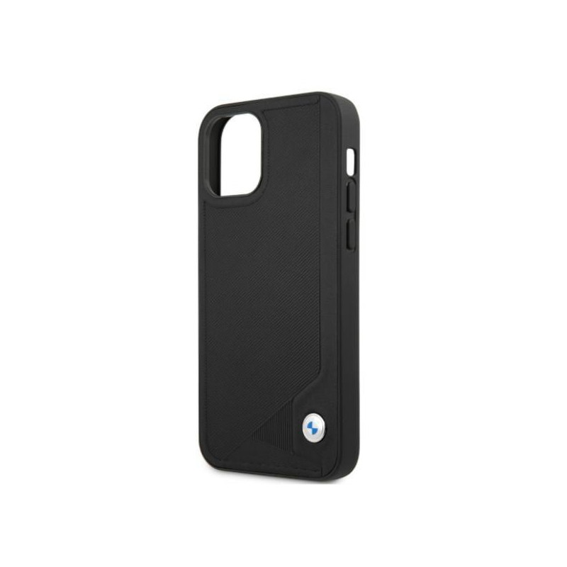 BMW Leather Deboss dėklas iPhone 12 / iPhone 12 Pro - juodas