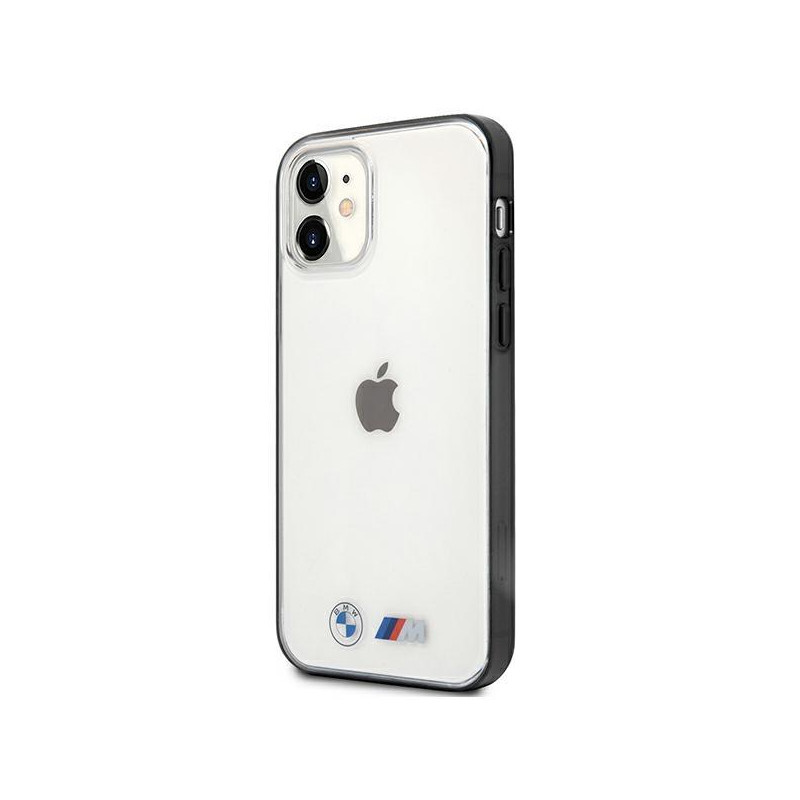 BMW Sandblast dėklas iPhone 12 mini - skaidrus