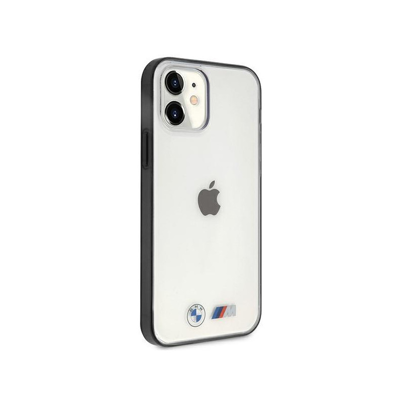 BMW Sandblast dėklas iPhone 12 mini - skaidrus
