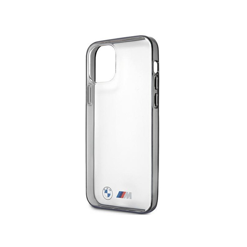 BMW Sandblast dėklas iPhone 12 mini - skaidrus