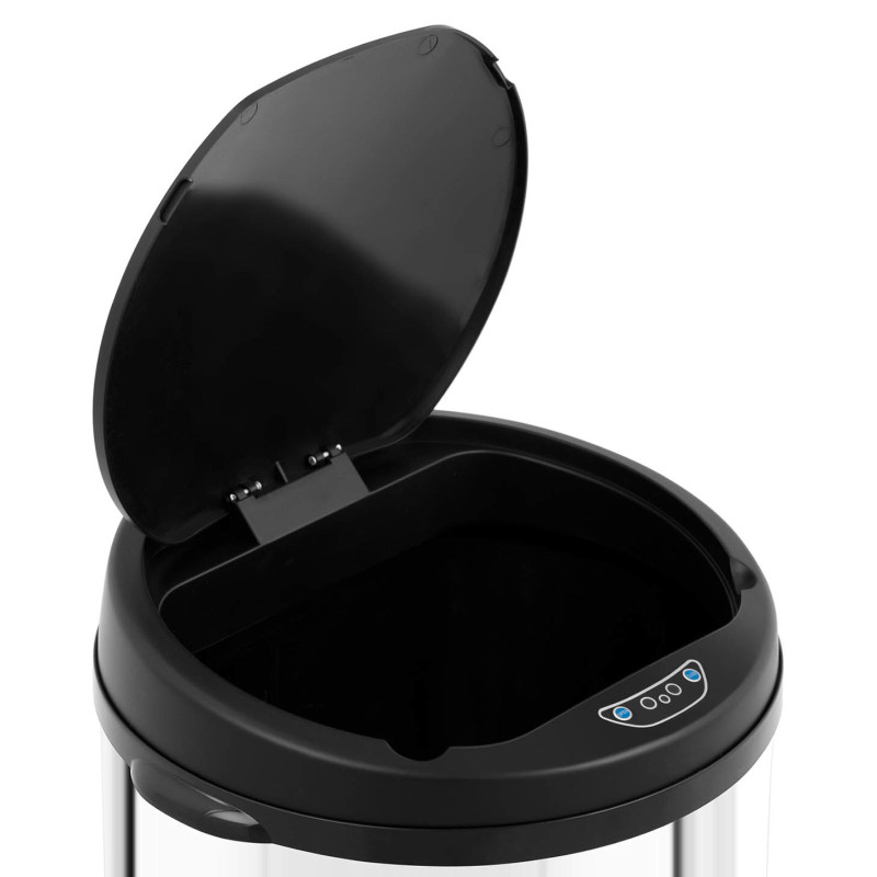 Automatinė bekontaktė šiukšlių dėžė su konteineriu ir judesio jutikliu, diapazonas 30 cm, 50 l