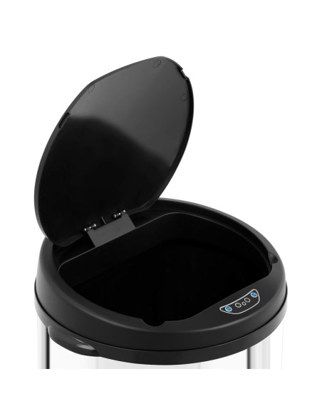 Automatinė bekontaktė šiukšlių dėžė su konteineriu ir judesio jutikliu, diapazonas 30 cm, 50 l Automatinė bekontaktė šiukšlių dėžė su konteineriu ir judesio jutikliu, diapazonas 30 cm, 50 l