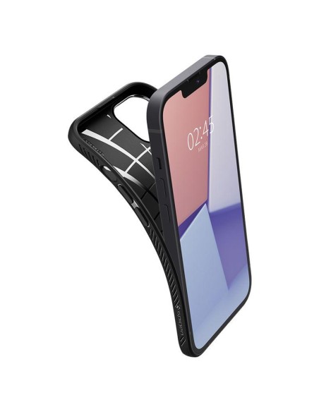 Spigen Liquid Air dėklas iPhone 13 - matinė juoda Spigen Liquid Air dėklas iPhone 13 - matinė juoda