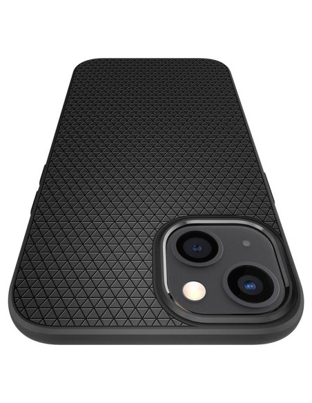 Spigen Liquid Air dėklas iPhone 13 - matinė juoda Spigen Liquid Air dėklas iPhone 13 - matinė juoda