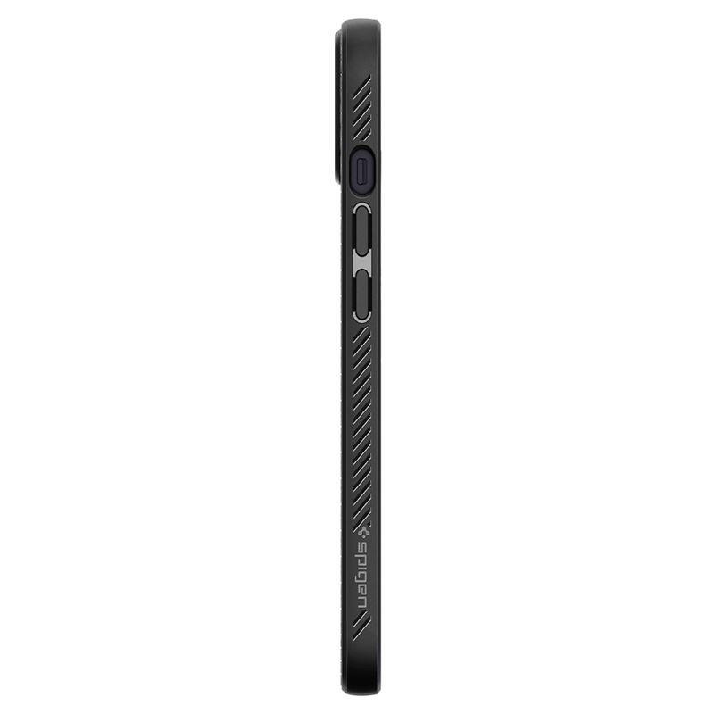 Spigen Liquid Air dėklas iPhone 13 - matinė juoda